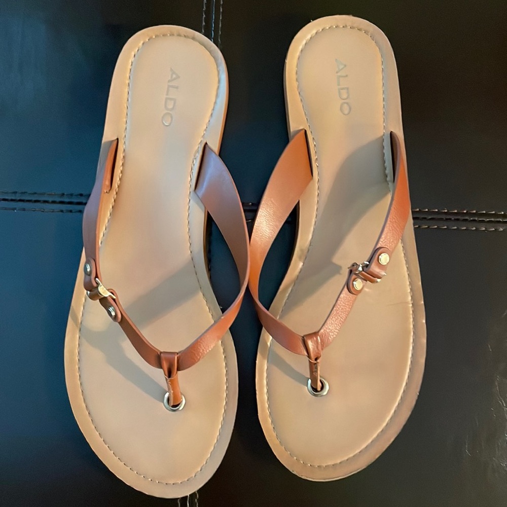 Aldo flip flops